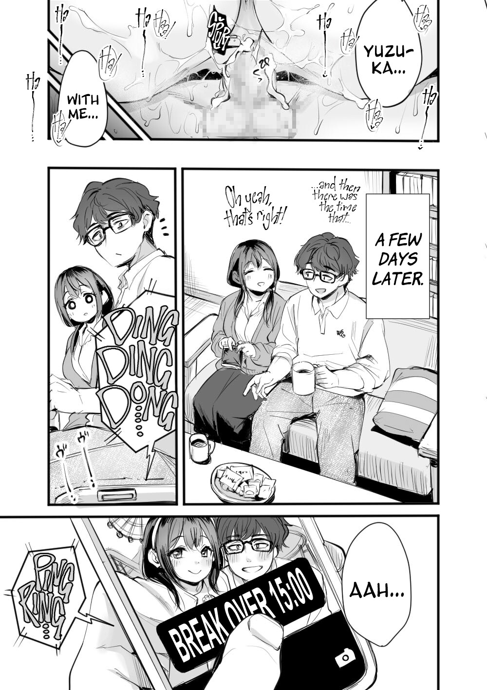 Hentai Manga Comic-In A Rented Office With Yuzuka-Read-40